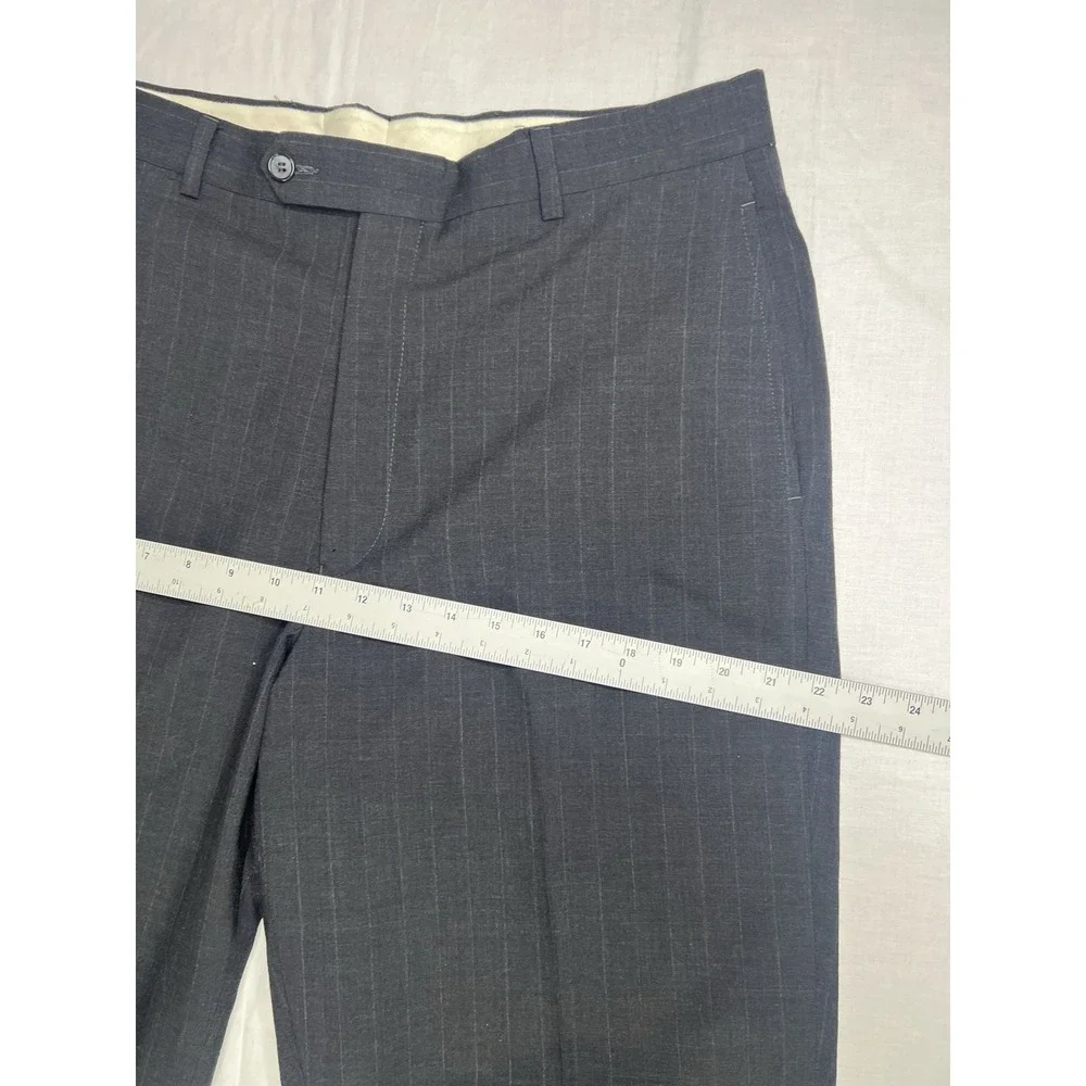 Unbranded 100% WOOL Men's Dress Pants‎ 36W 29L Dark Gray